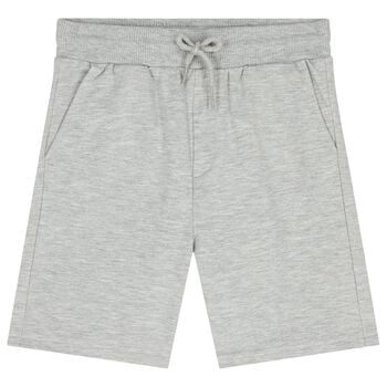 Boys Grey Logo Shorts