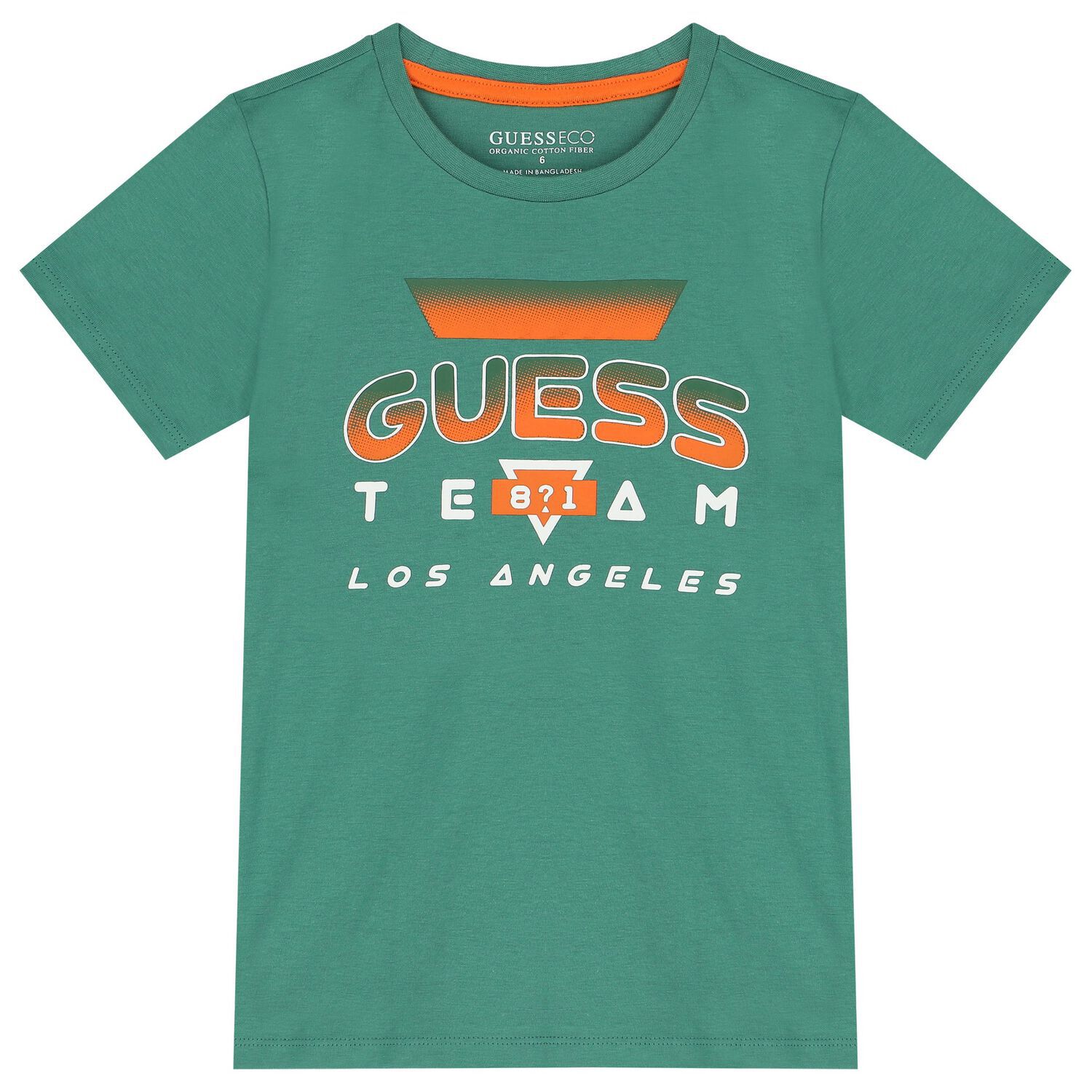 Boys Green Logo T-Shirt, 3, hi-res