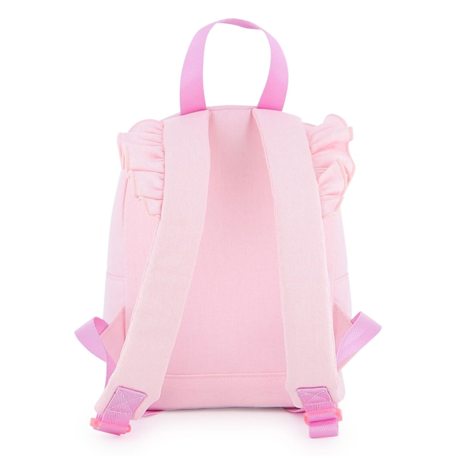 Younger Girls Pink Logo Backpack, 1, hi-res