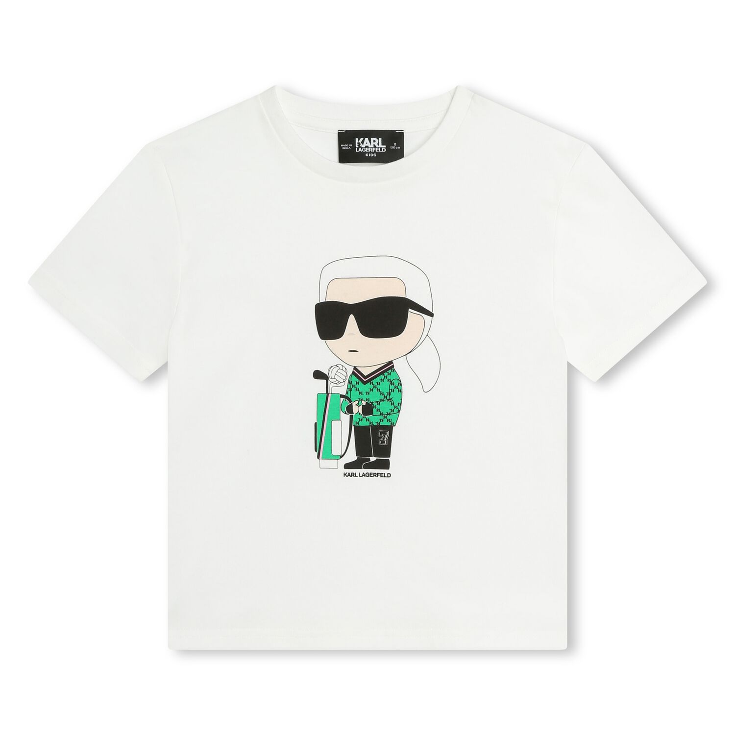 Boys White Logo T-Shirt, 1, hi-res image number null