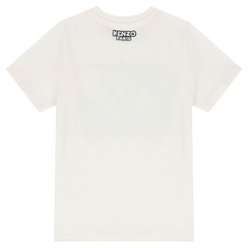 Boys Ivory Logo T-Shirt