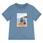 Baby Boys Blue Polo Bear T-Shirt, 1, hi-res