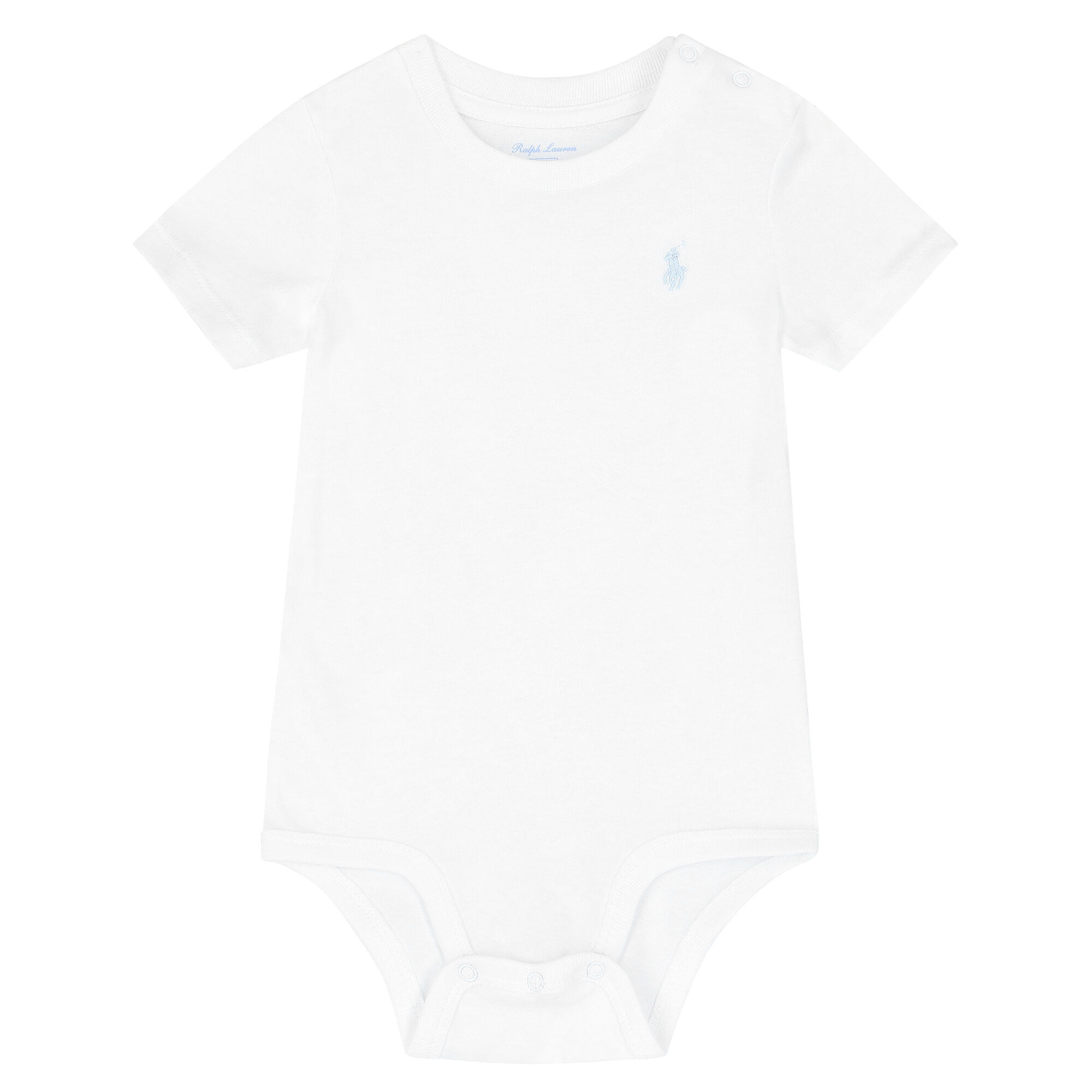 White polo shop onesie