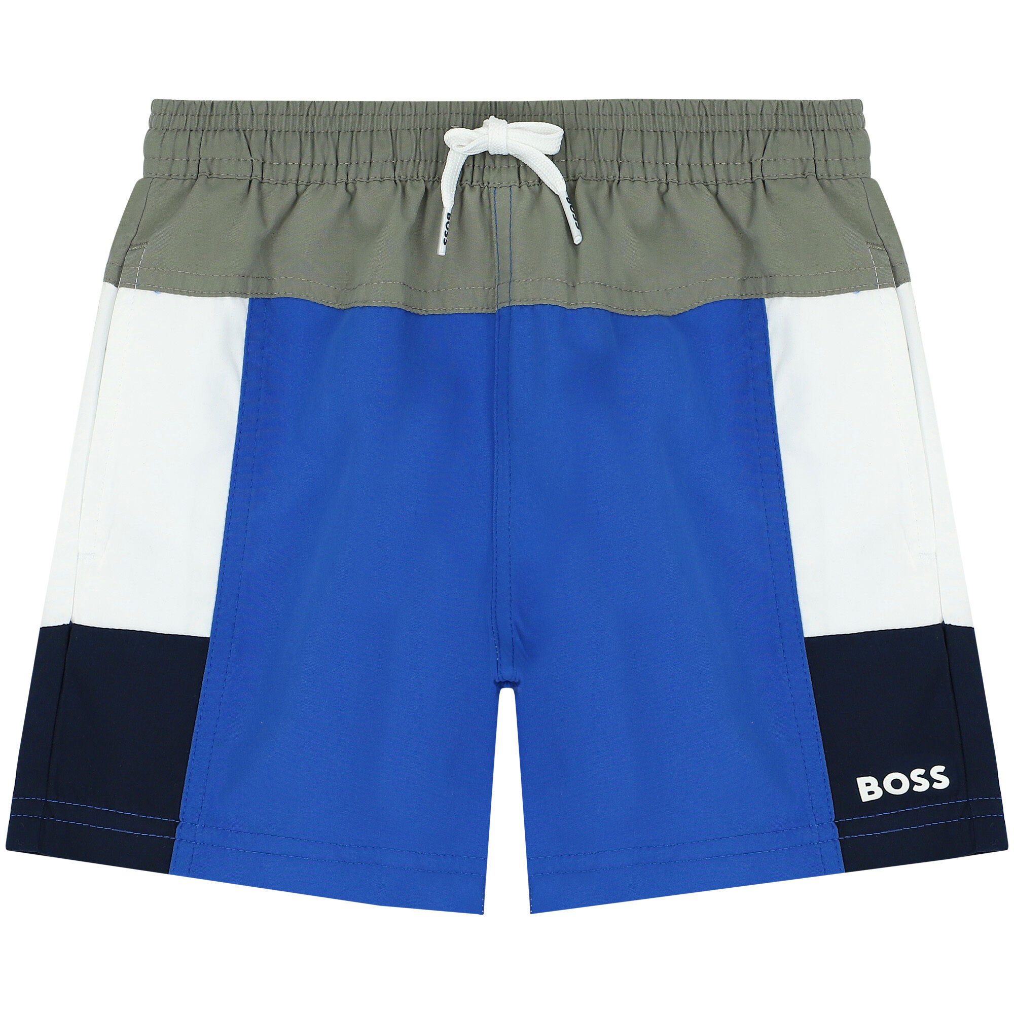 Kids boss swim shorts top