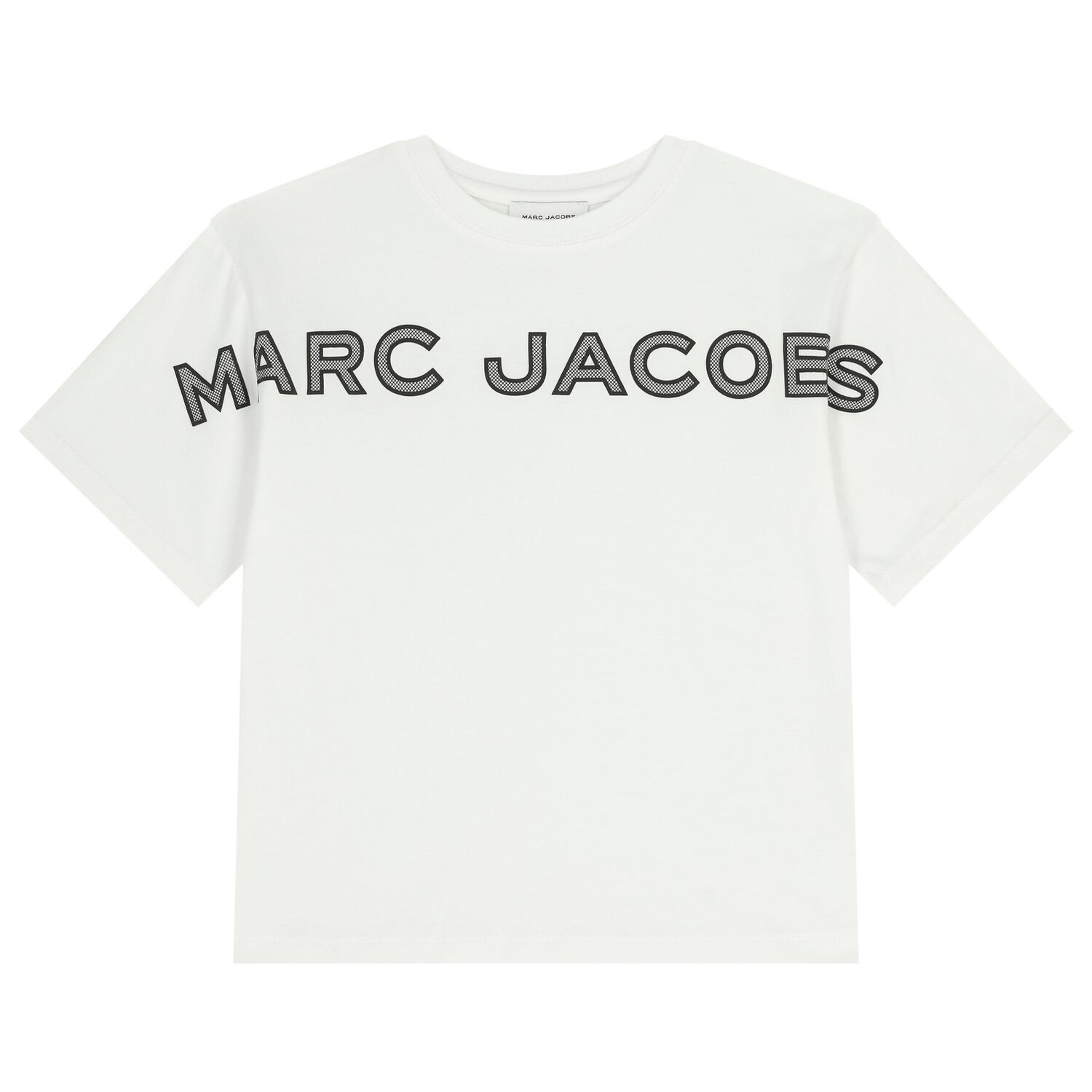 تيشيرت بالشعار باللون الأبيض للأولاد, 1, hi-res