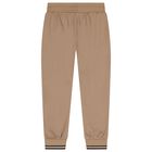 Boys Beige Joggers, 2, hi-res