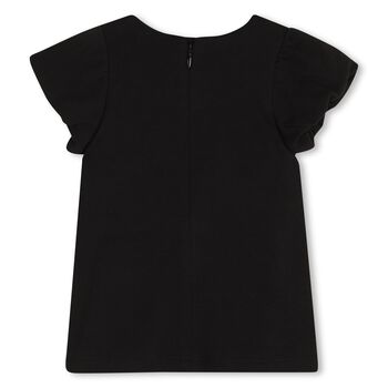 Younger Girls Black Bag Dress