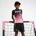 Boys Black & Pink Logo T-Shirt, 1, hi-res