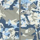 White & Grey Camoflague Logo Zip Up Top, 1, hi-res