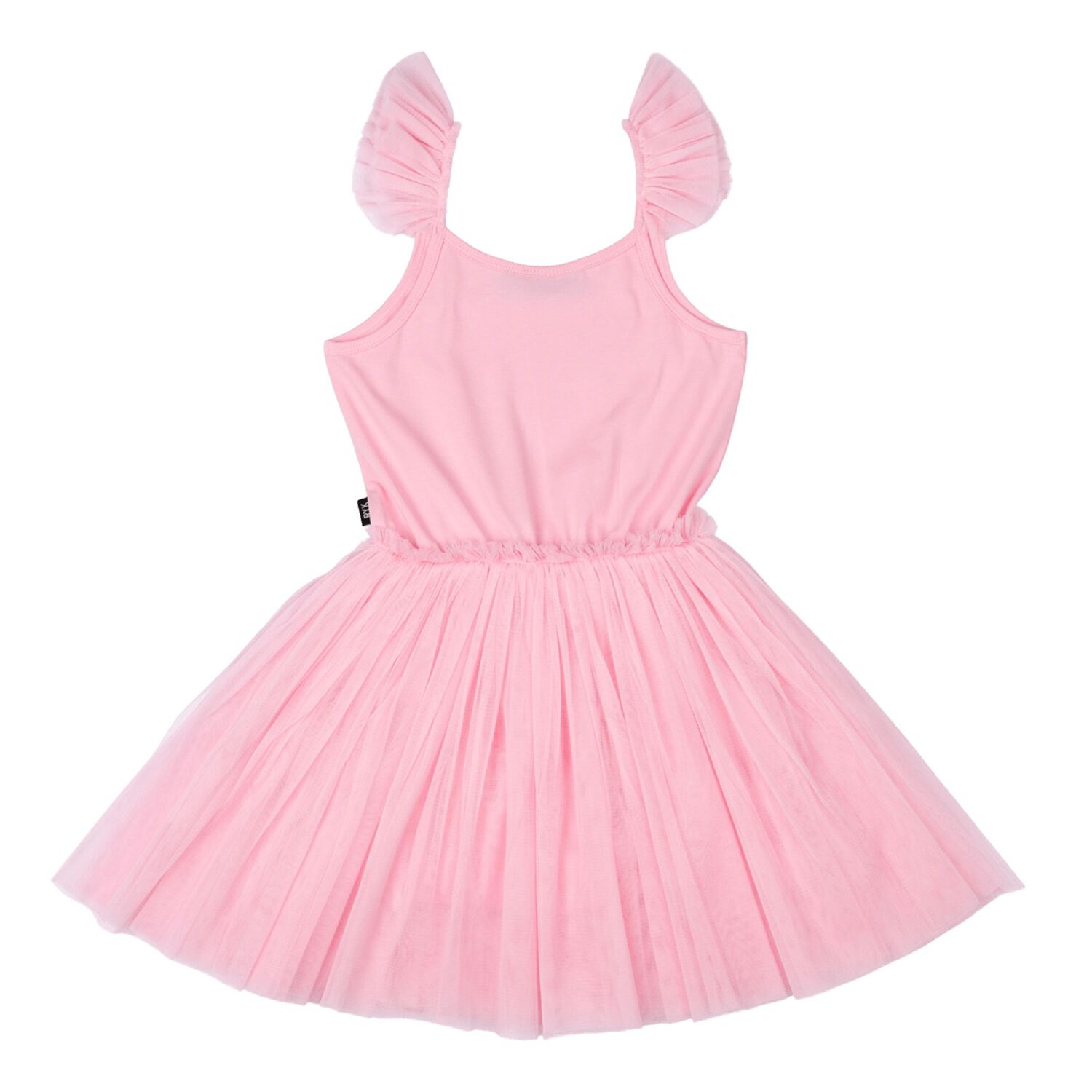 Girls Pink Unicorn Tulle Dress, 1, hi-res image number null