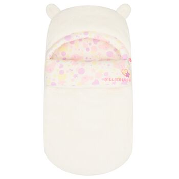 Baby Girls Pink Faux Fur Nest