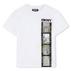 Boys White Logo T-Shirt, 2, hi-res