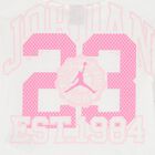 Girls White & Pink Jordan Logo T-Shirt, 1, hi-res