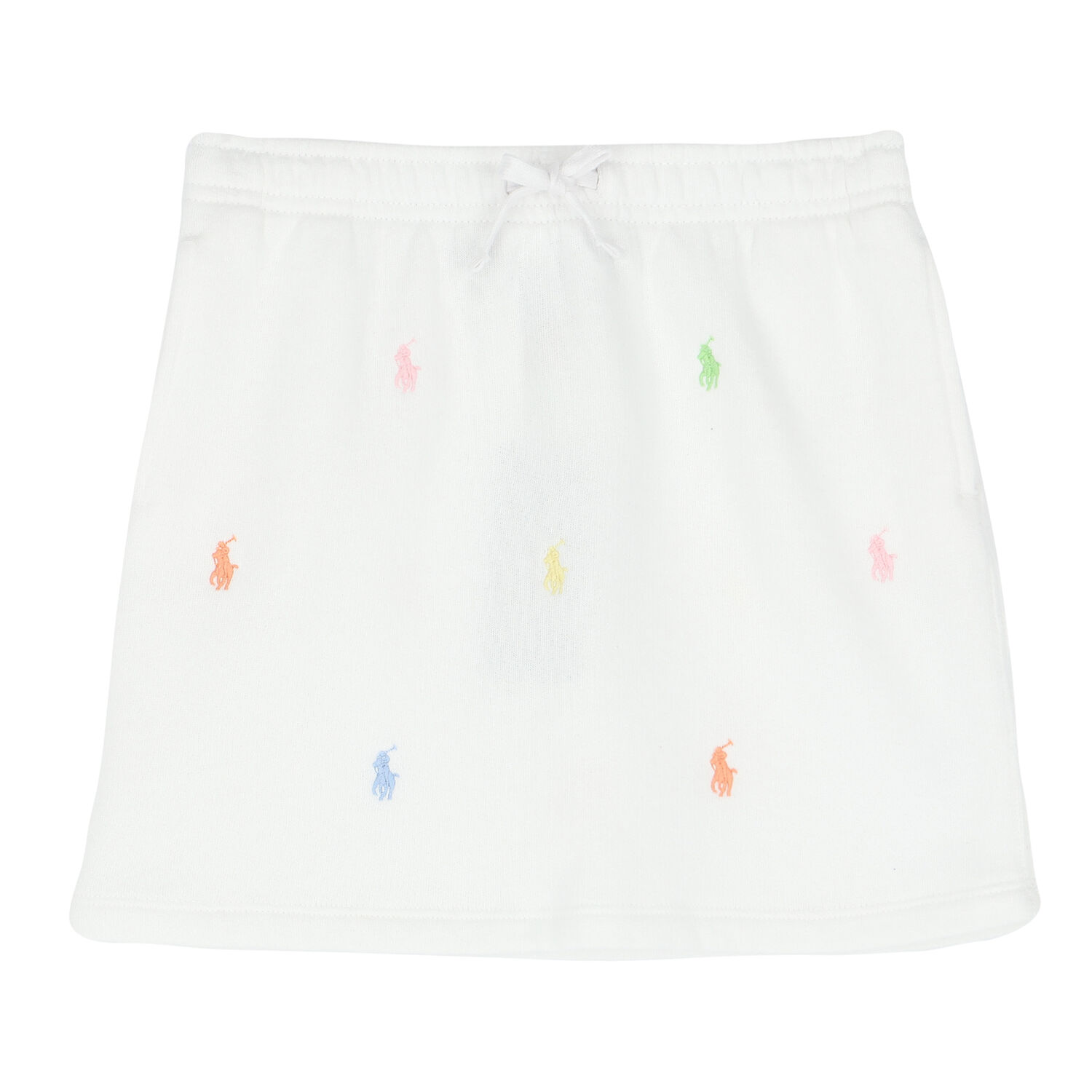 Girls White Logo Skirt, 1, hi-res