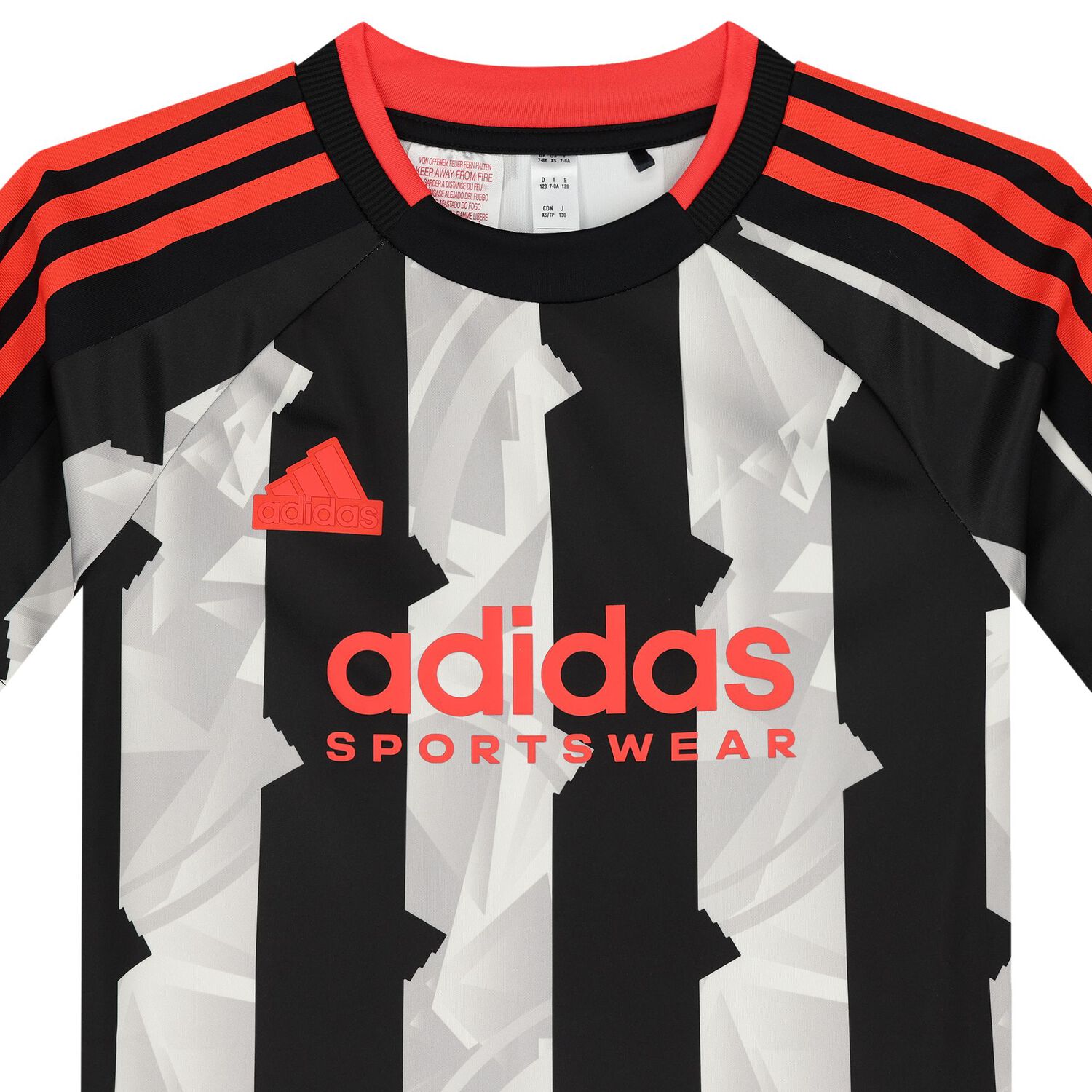 Black, Red & Grey Logo T-Shirt, 1, hi-res image number null