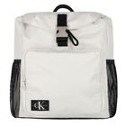 Ivory & Black Logo Backpack, 1, hi-res