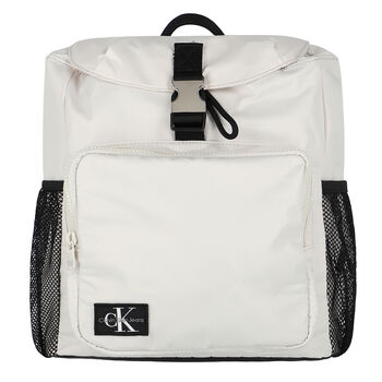 Ivory & Black Logo Backpack	
