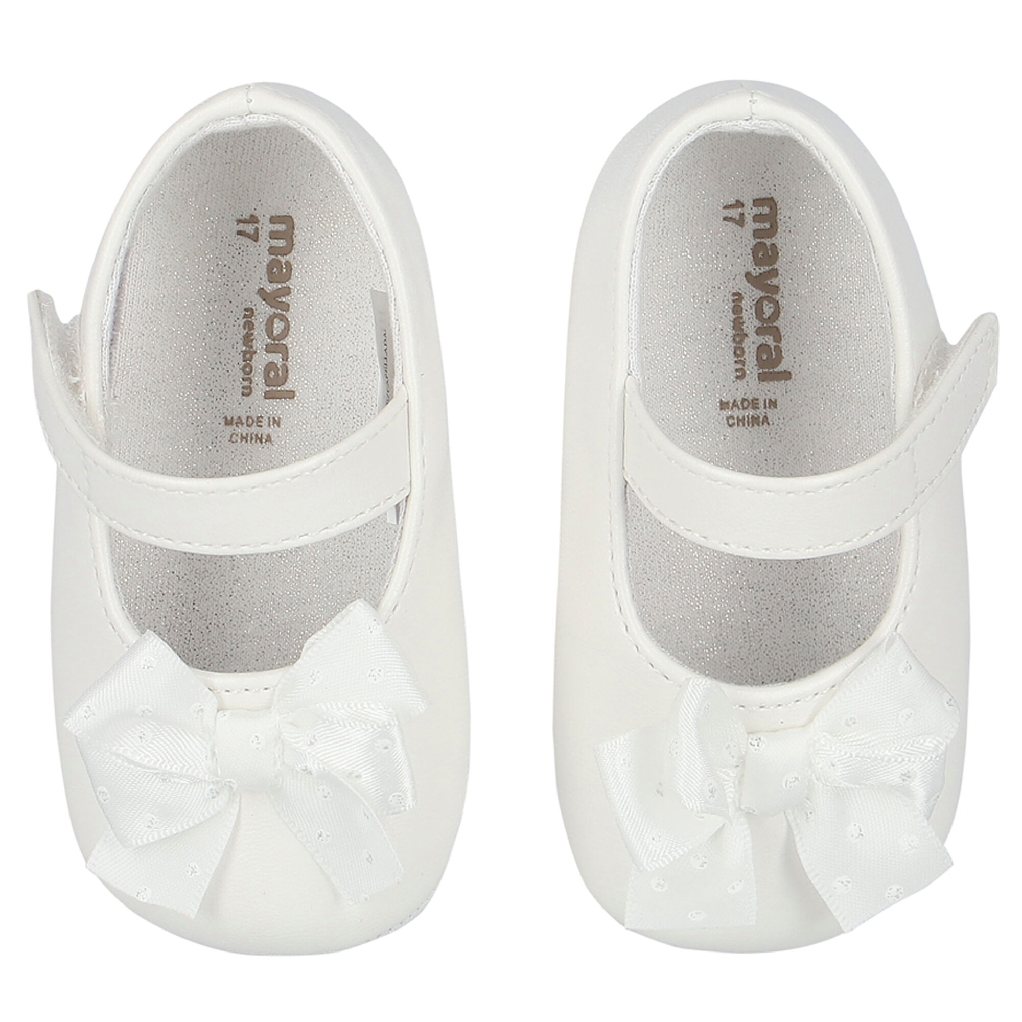 Newborn cheap white shoes