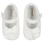 Baby Girls White Shoes & Headband Set, 2, hi-res