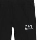 بنطلون رياضي بالشعار باللون الأسود للأولاد, 1, hi-res