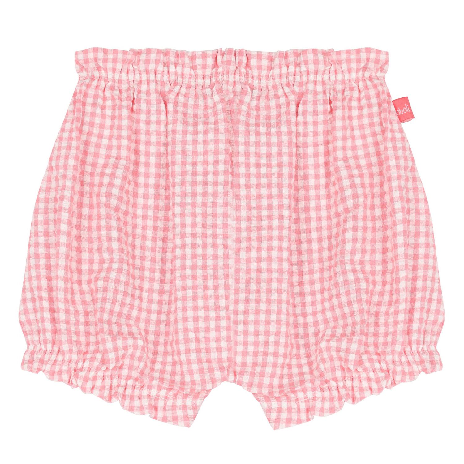 Younger Girls White & Pink Shorts Set, 1, hi-res image number null