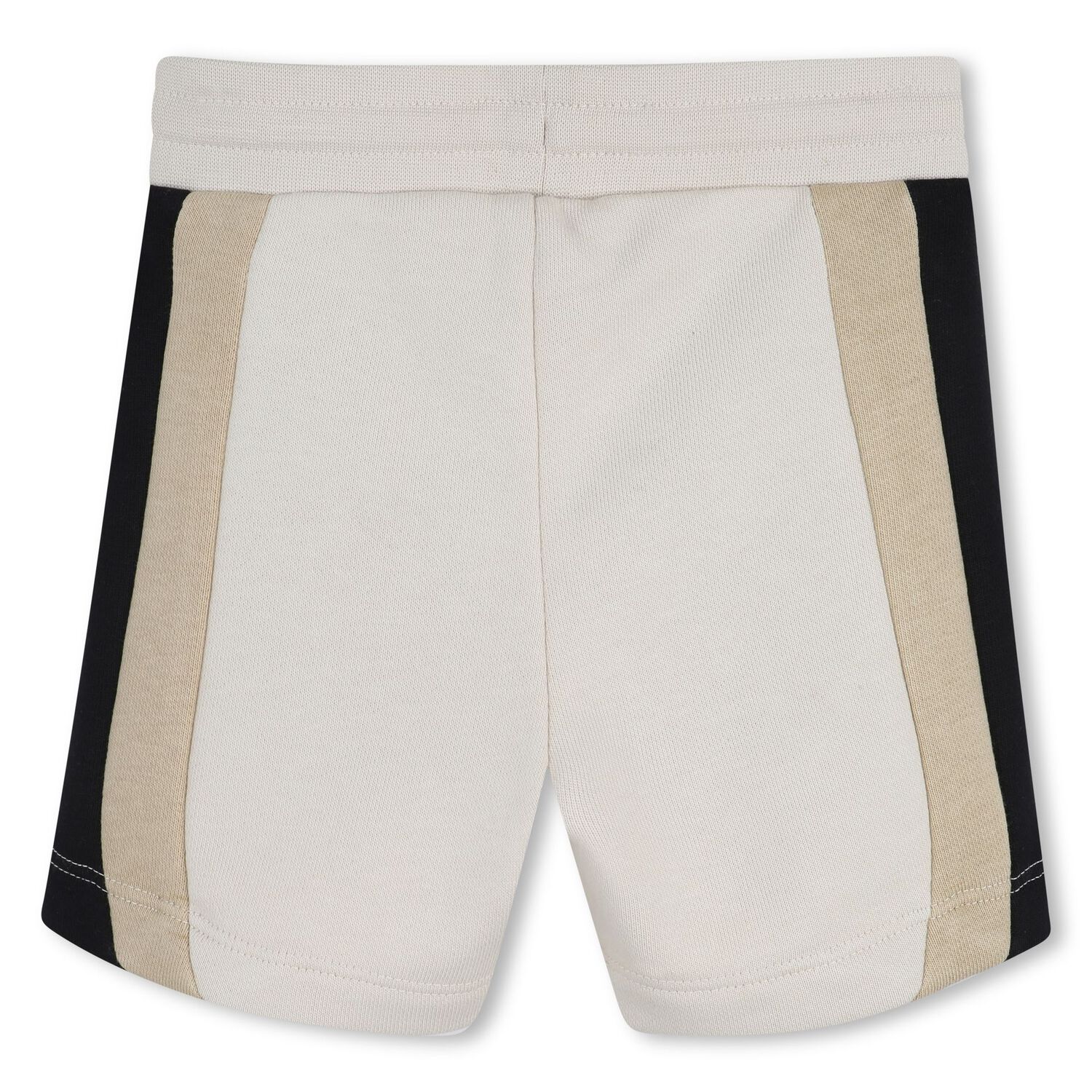 Younger Boys Beige Striped Shorts, 2, hi-res