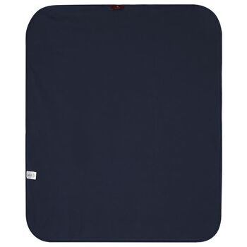 Baby Boys Navy Blue Logo Blanket