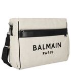 شنطة مواليد بالشعار باللون العاجي والأسود للأطفال  , 1, hi-res