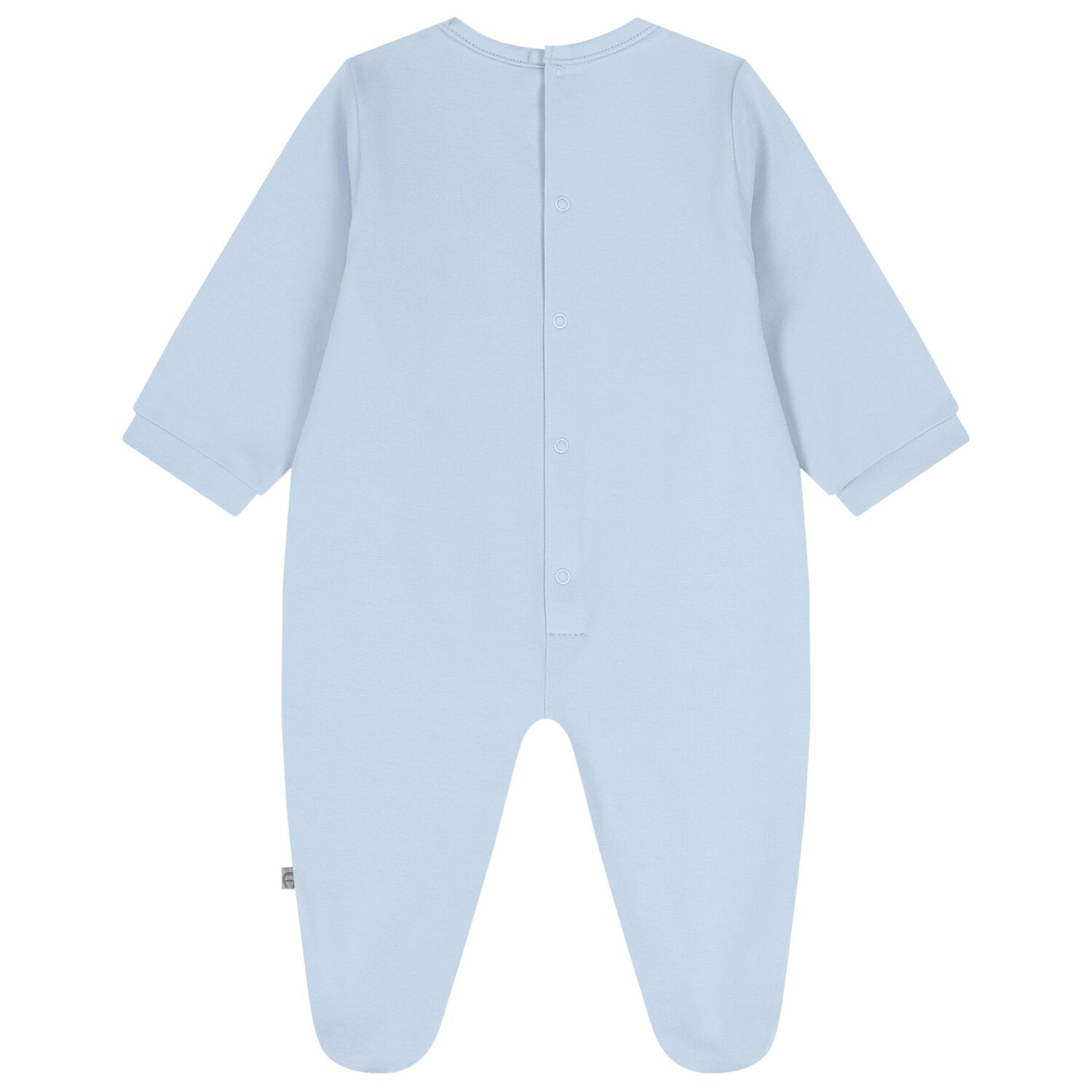 Baby Boys Blue Logo Babygrow, 2, hi-res image number null