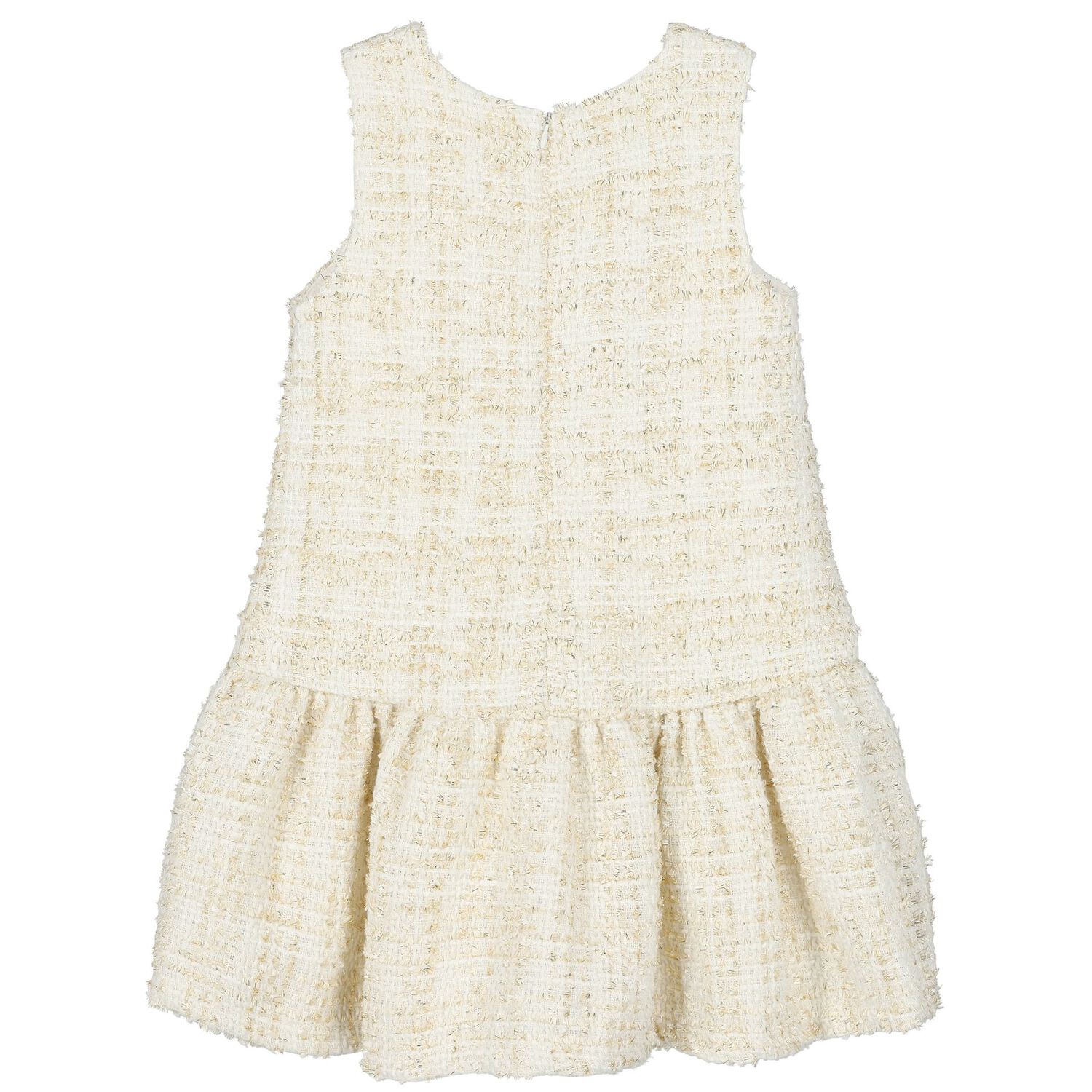 Girls Ivory & Gold Dress Set, 1, hi-res image number null