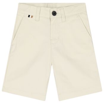Boys Ivory Shorts