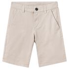 Boys Beige Shorts, 1, hi-res