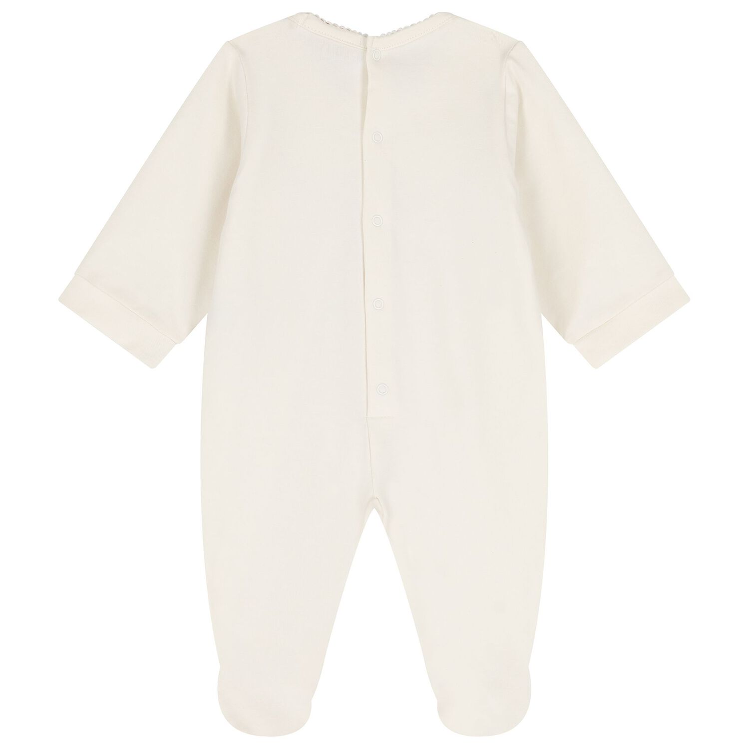 أفارول بنات بالشعار باللون العاجي, 1, hi-res