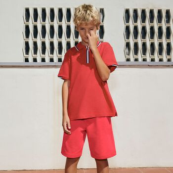 Boys Red Shorts