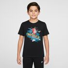 Boys Black Logo T-Shirt, 1, hi-res