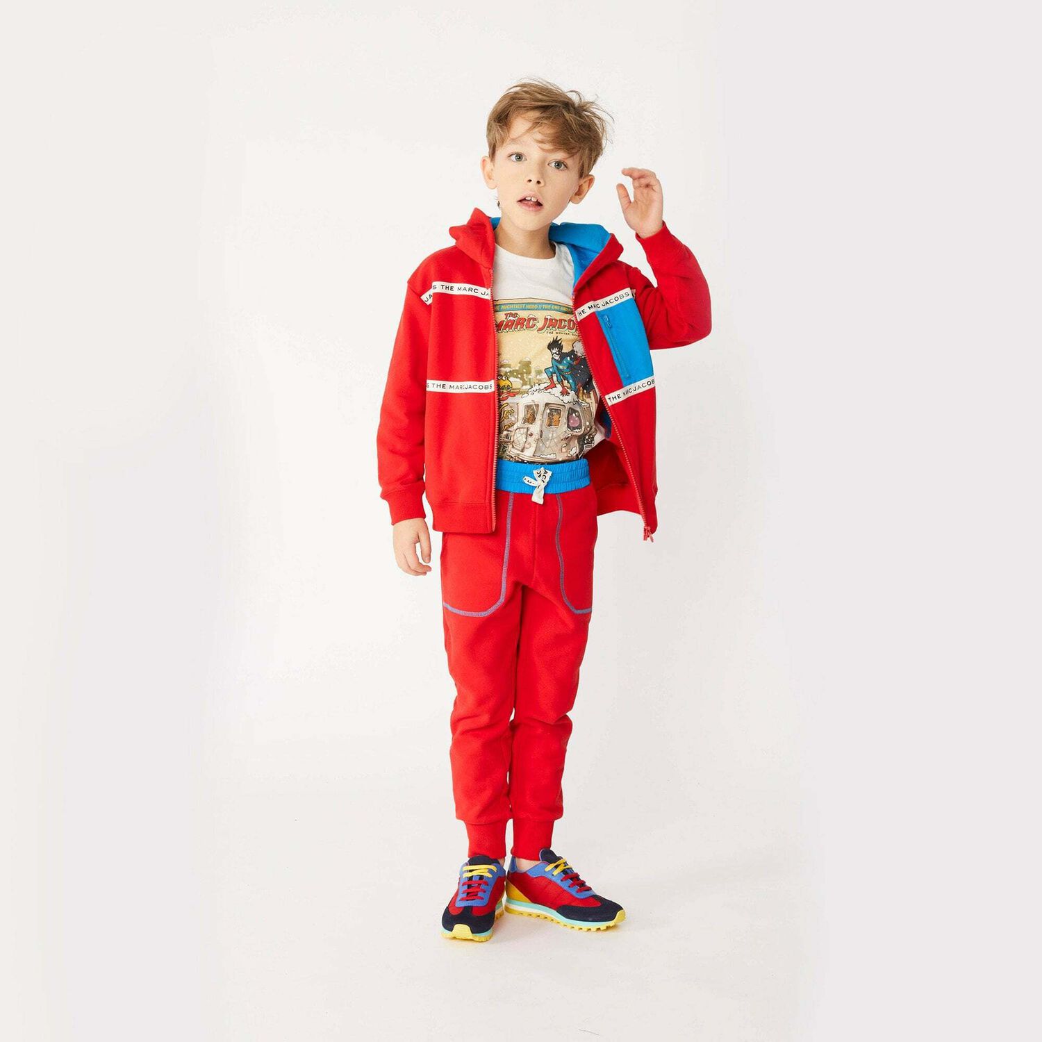 Boys White Logo Top, 1, hi-res image number null