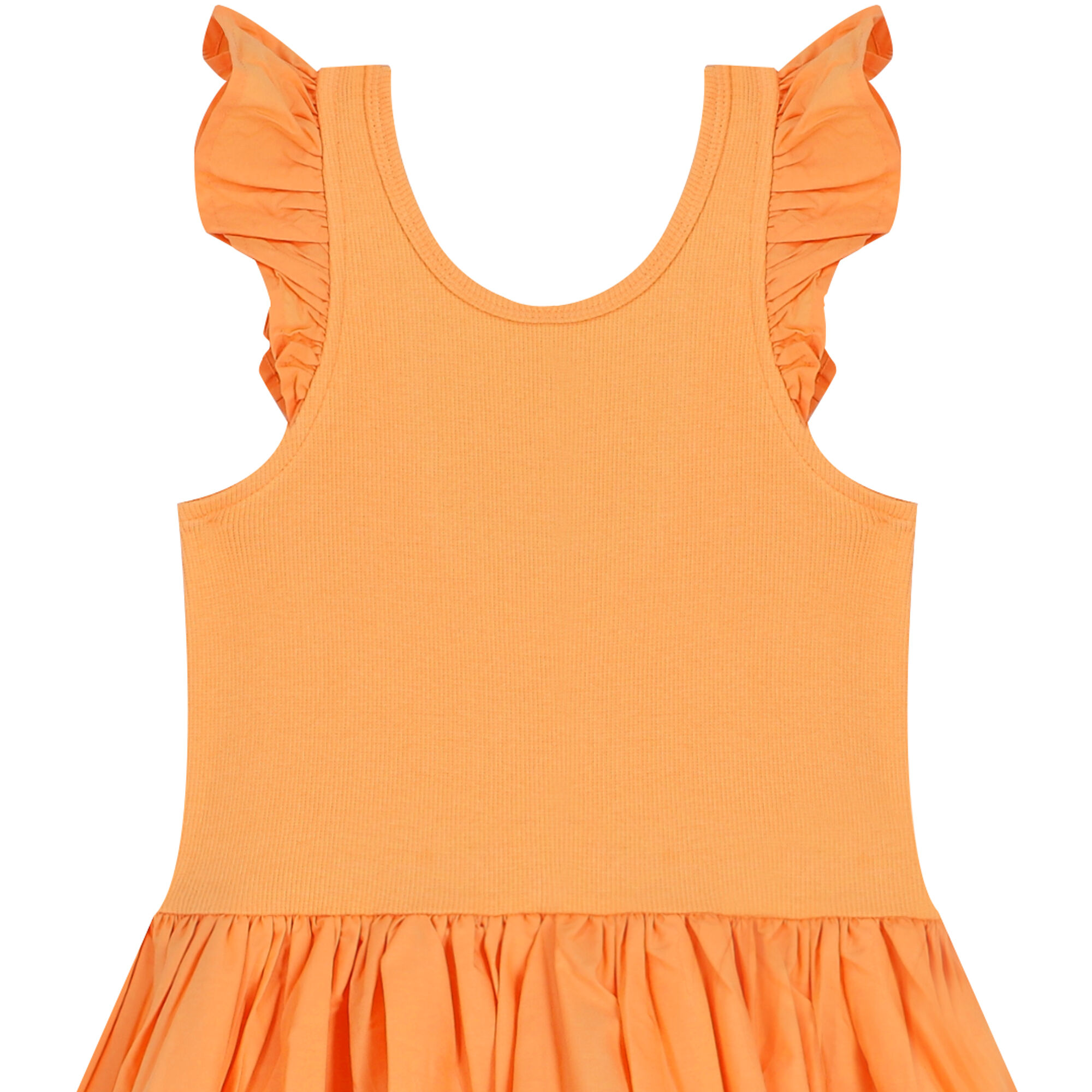 Orange frock hotsell for girl