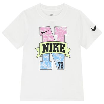 Girls White Logo T-Shirt