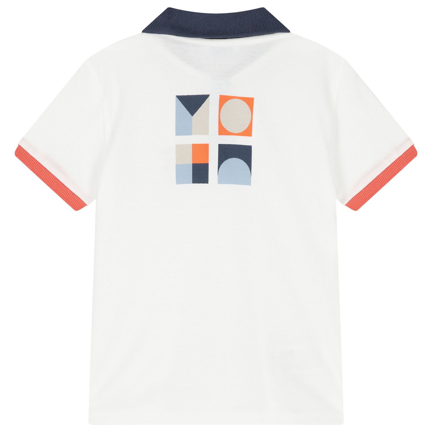 Boys White Polo Shirt, 1, hi-res image number null