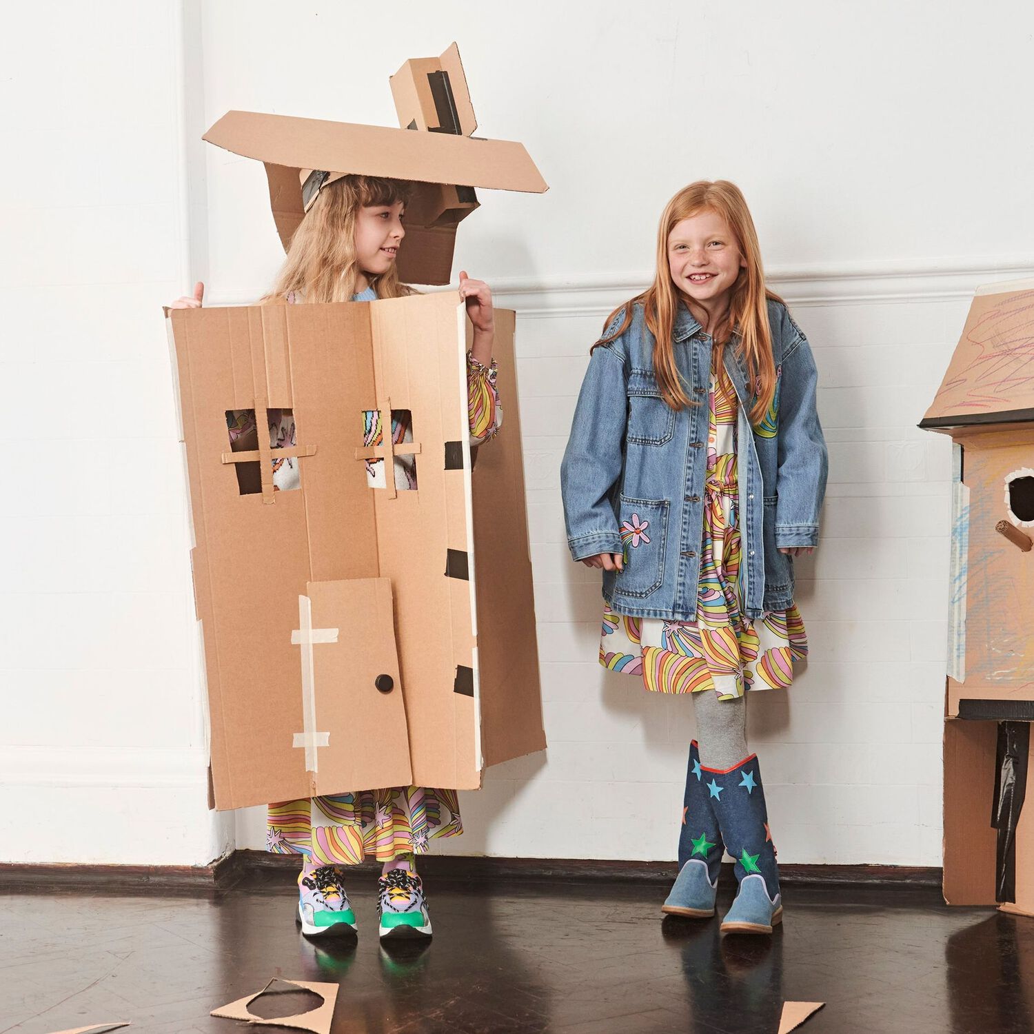 تنورة بنات شوتنج ستارز متعددة الألوان , 1, hi-res