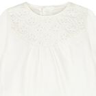 Baby Girls Ivory Logo Babygrow Gift Set, 1, hi-res