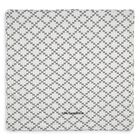 Ivory & Black Monogram Logo Baby Blanket, 1, hi-res