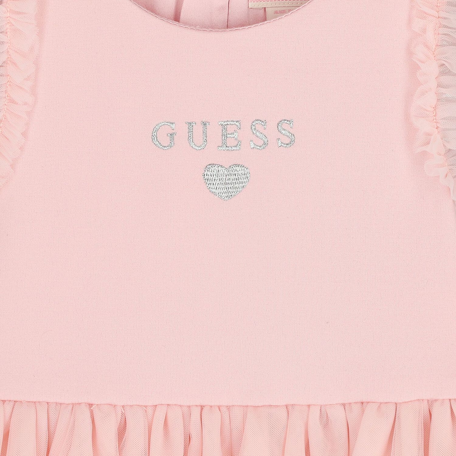 Baby Girls Pink Logo Dress Set, 1, hi-res