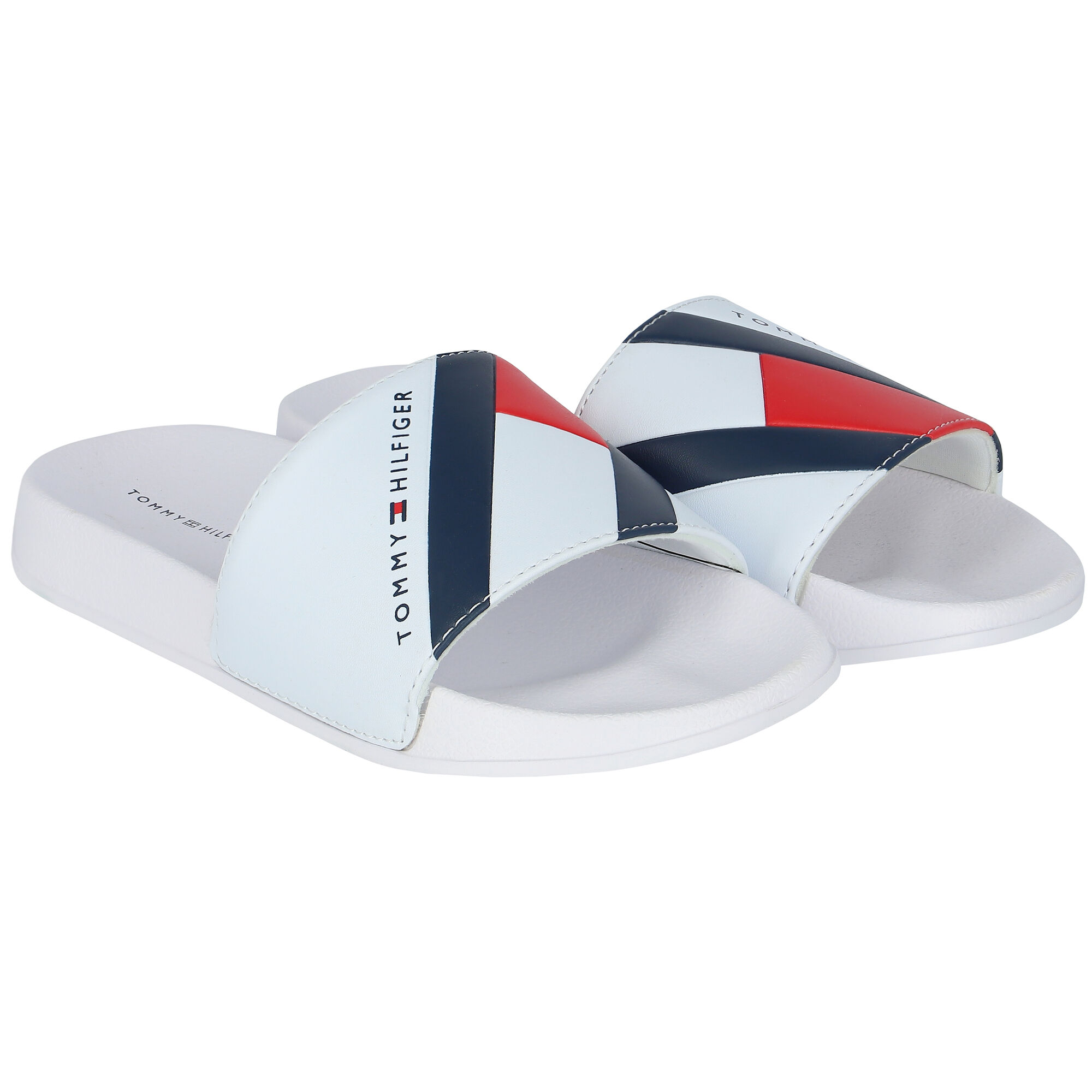 White tommy hotsell sliders