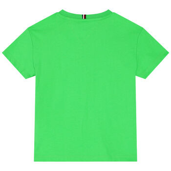 Boys Green Logo T-Shirt