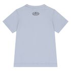 Younger Boys Blue Logo T-Shirt, 2, hi-res
