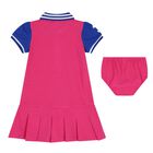 Baby Girls Pink & Green Logo Dress Set, 1, hi-res