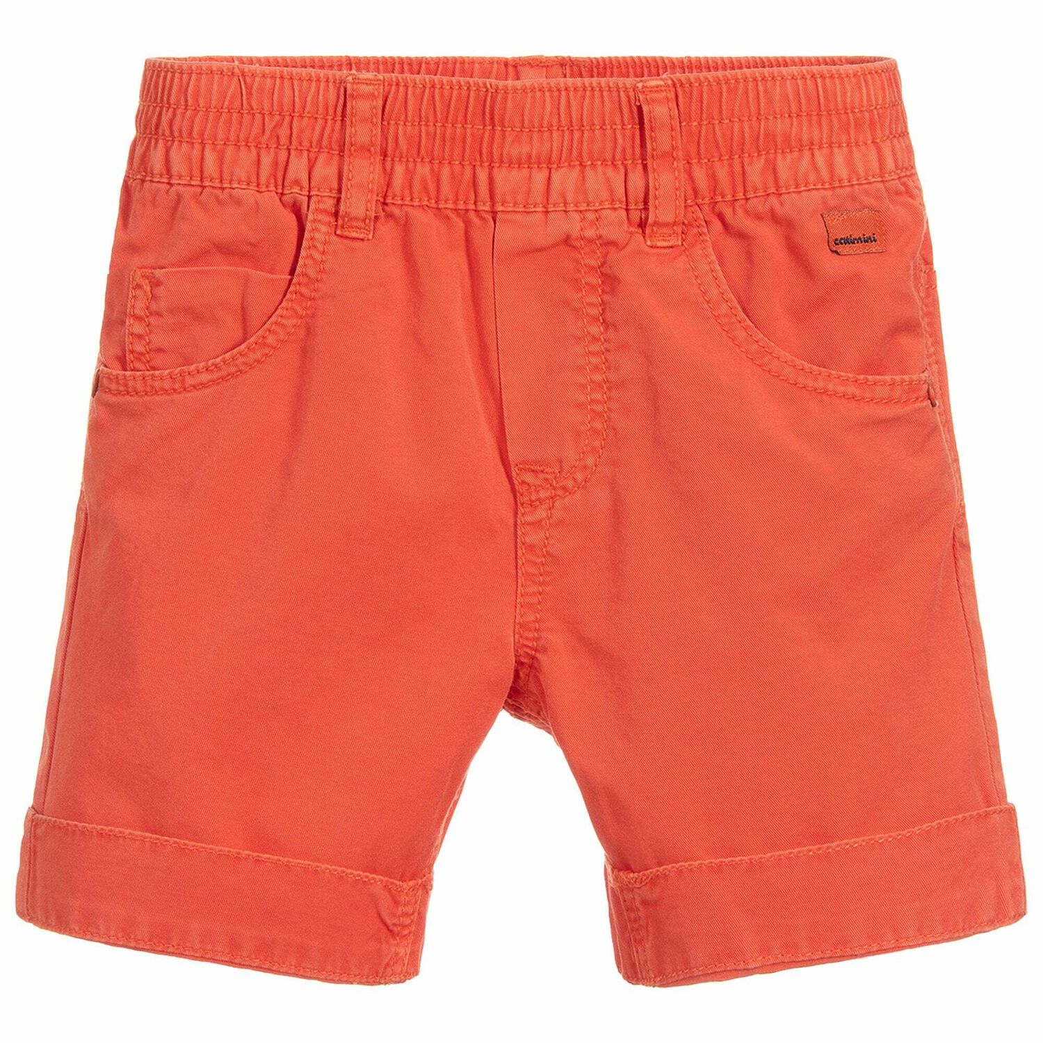 Boys Orange Bermuda Shorts, 1, hi-res image number null