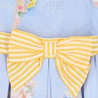 فستان بنات بالزهور وفيونكة باللون الأزرق, 1, hi-res