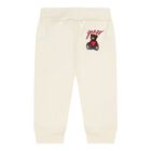 Ivory Teddy Bear Logo Baby Tracksuit Set, 1, hi-res